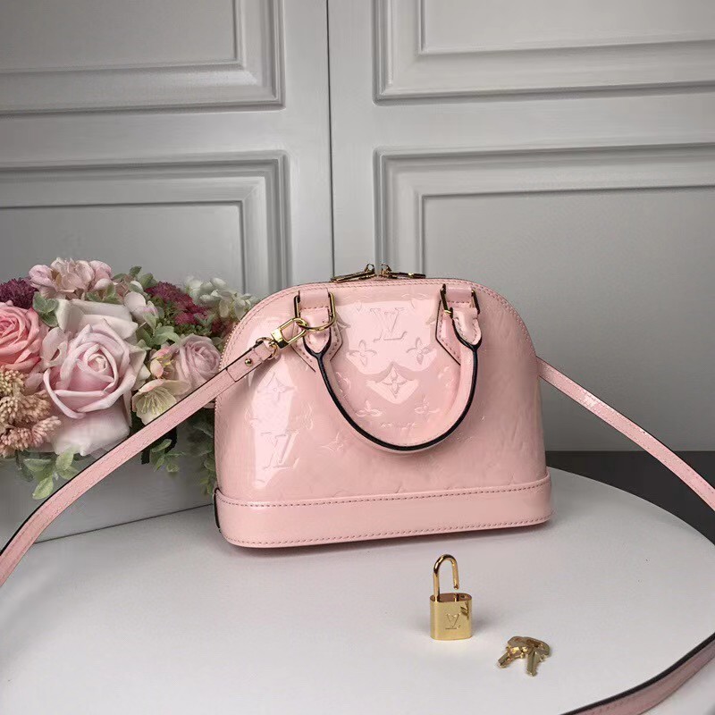 Louis Vuitton Alma Bb Patent Pink  (23.5-17.5-11cm)   - PerfectKickZ