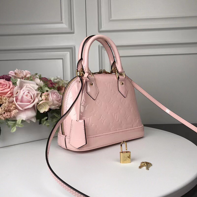 Louis Vuitton Alma Bb Patent Pink  (23.5-17.5-11cm)   - PerfectKickZ