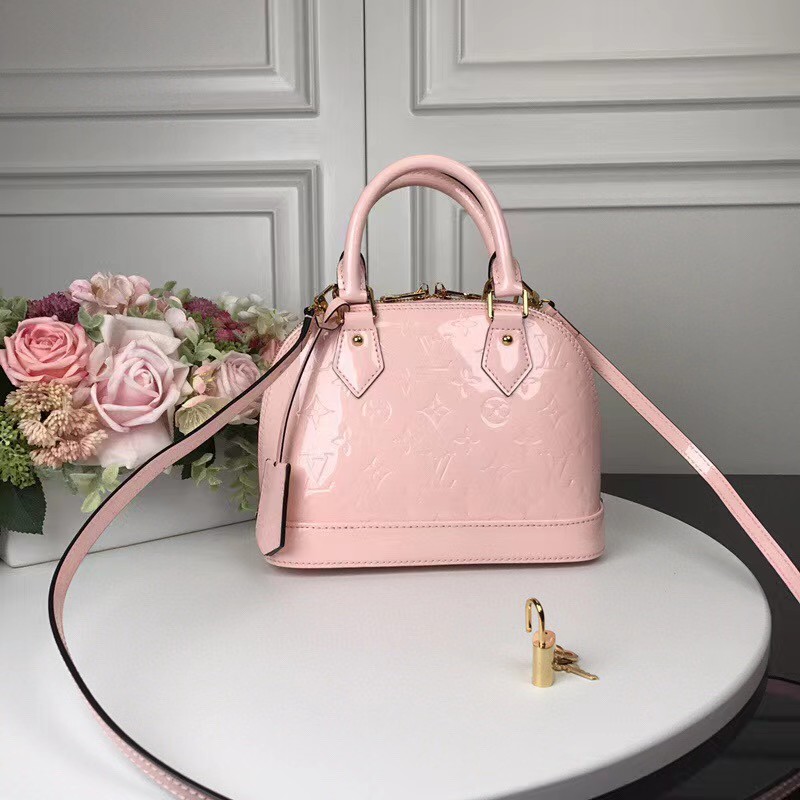 Louis Vuitton Alma Bb Patent Pink  (23.5-17.5-11cm)   - PerfectKickZ