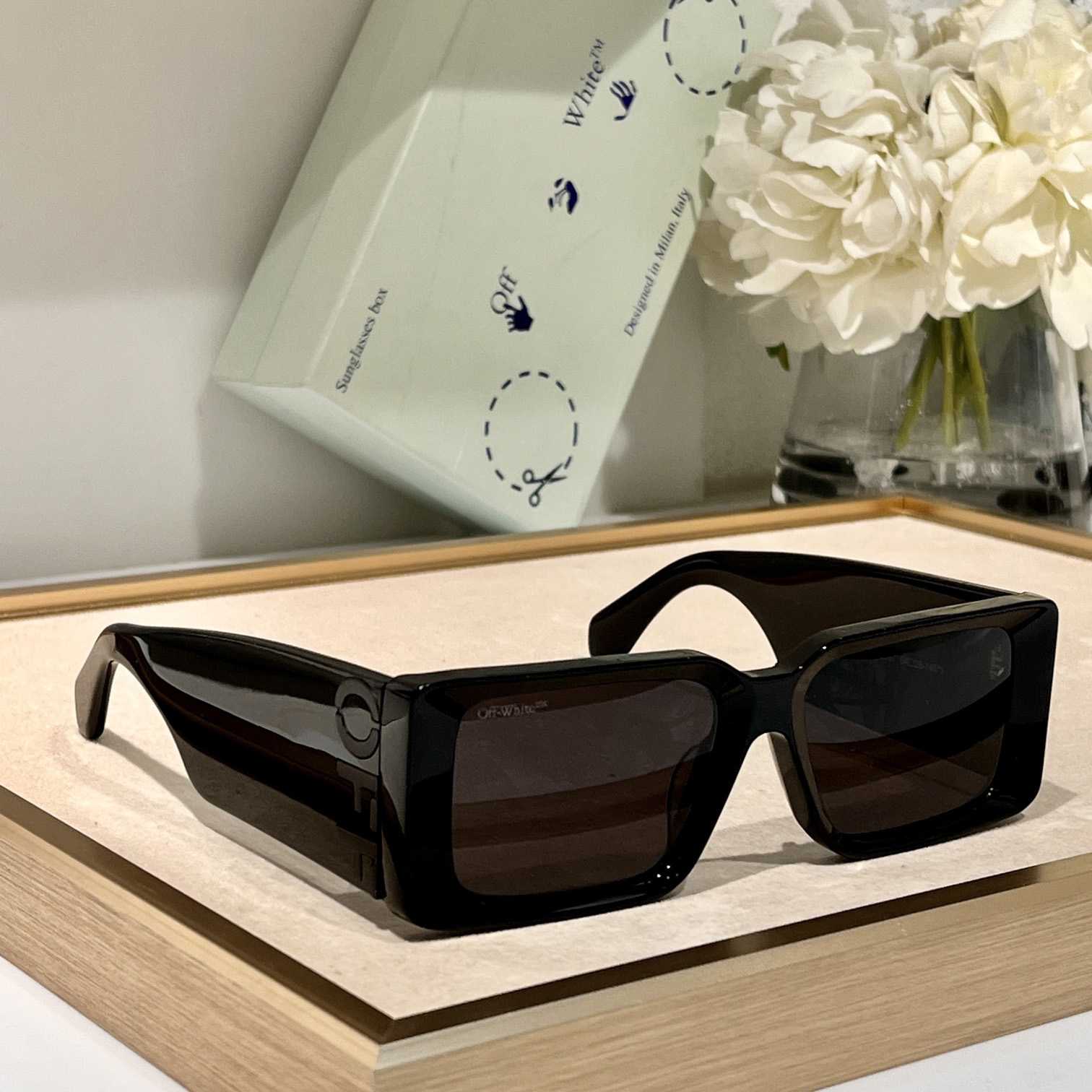 Off White Milano Square-Frame Acetate Sunglasses    OERI097 - PerfectKickZ