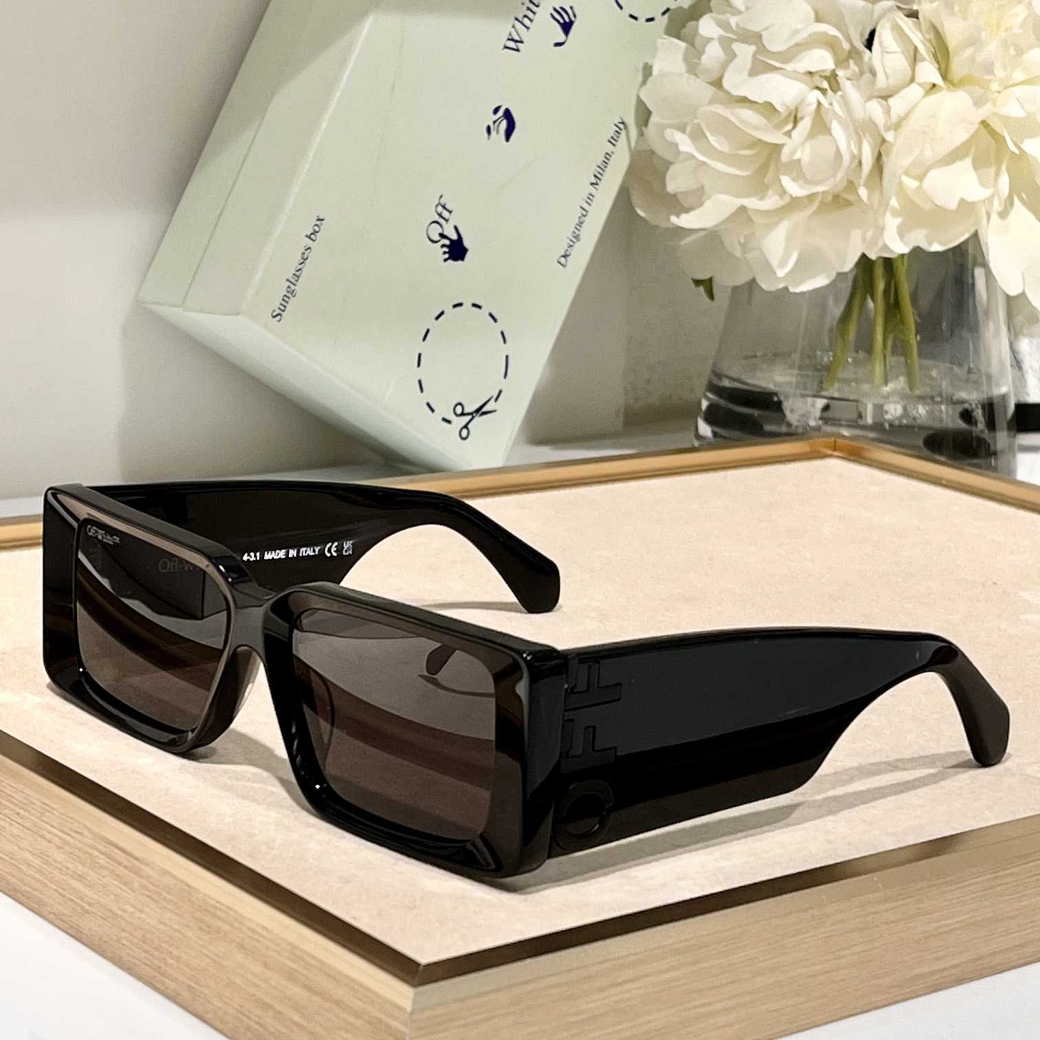 Off White Milano Square-Frame Acetate Sunglasses    OERI097 - PerfectKickZ