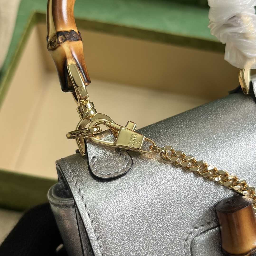 Gucci Bamboo 1947 Super Mini Bag (18.5x 12x 5.5cm) - PerfectKickZ