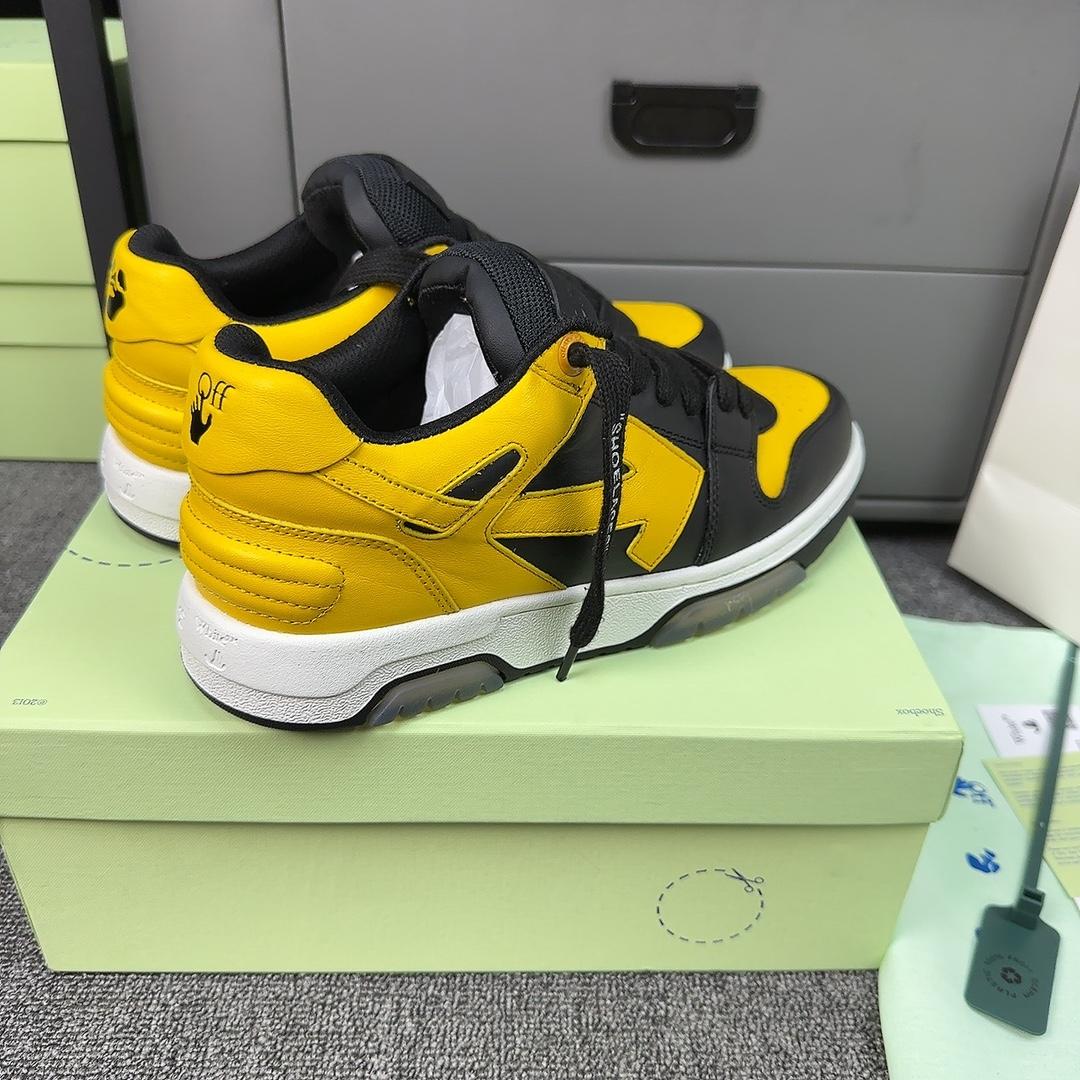 Off White c/o Virgil Abloh Men's Yellow Out Of Office - PerfectKickZ