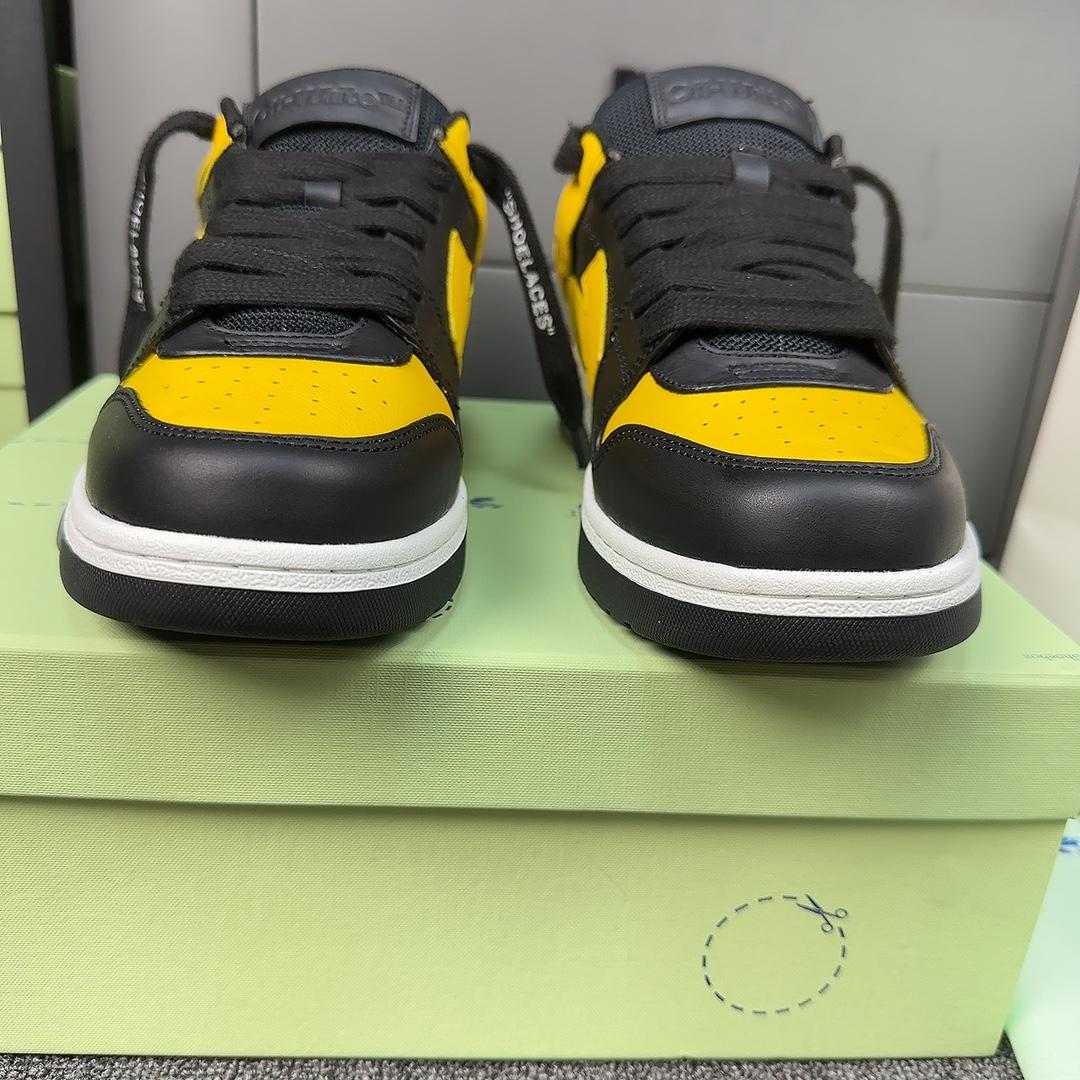 Off White c/o Virgil Abloh Men's Yellow Out Of Office - PerfectKickZ