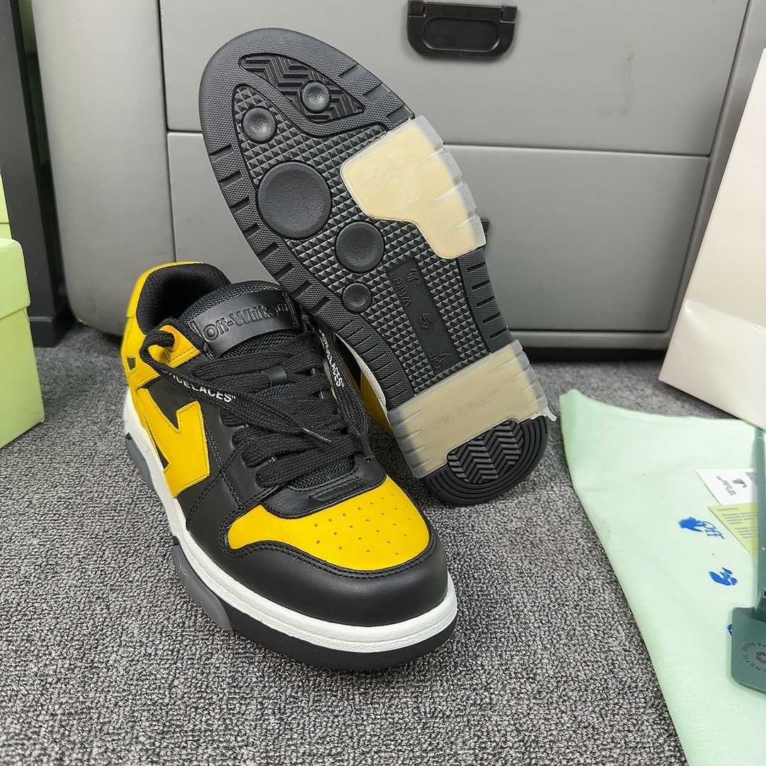 Off White c/o Virgil Abloh Men's Yellow Out Of Office - PerfectKickZ