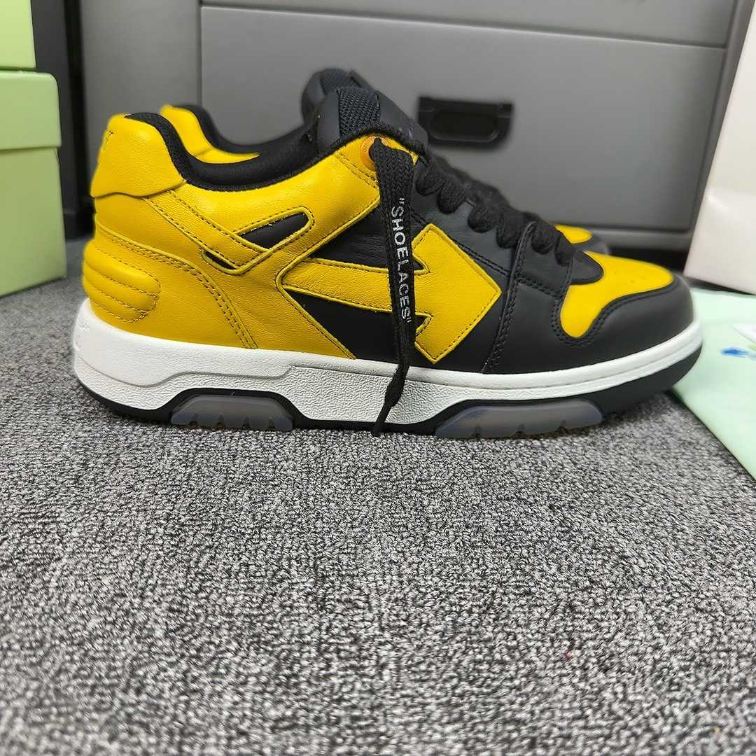 Off White c/o Virgil Abloh Men's Yellow Out Of Office - PerfectKickZ