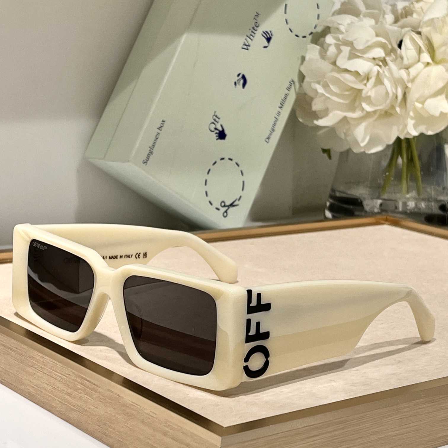 Off White Milano Square-Frame Acetate Sunglasses    OERI097 - PerfectKickZ
