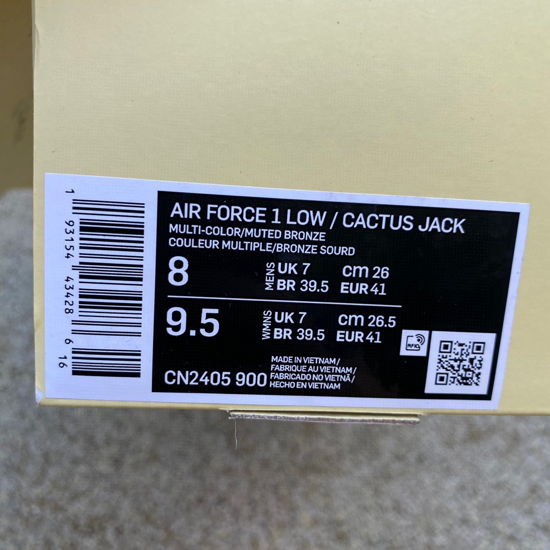 Nike Air Force 1 X Travis Scott TS Sneakers    CN2405-900 - PerfectKickZ