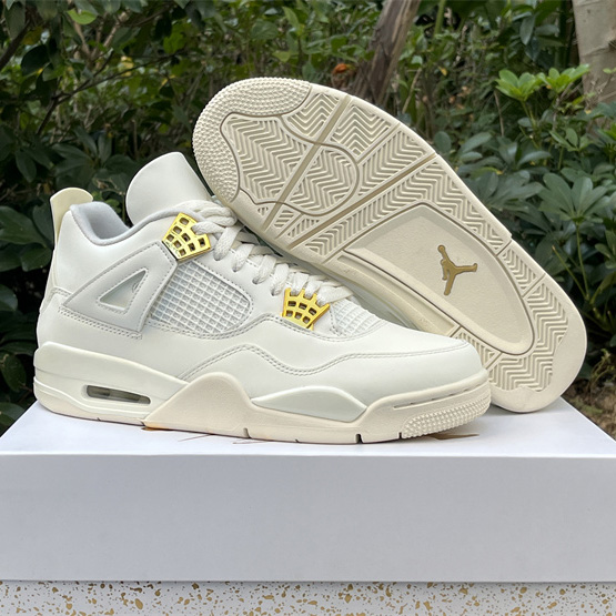 Air Jordan 4 WMNS “Sail” Sneakers      AQ9129-170 - PerfectKickZ