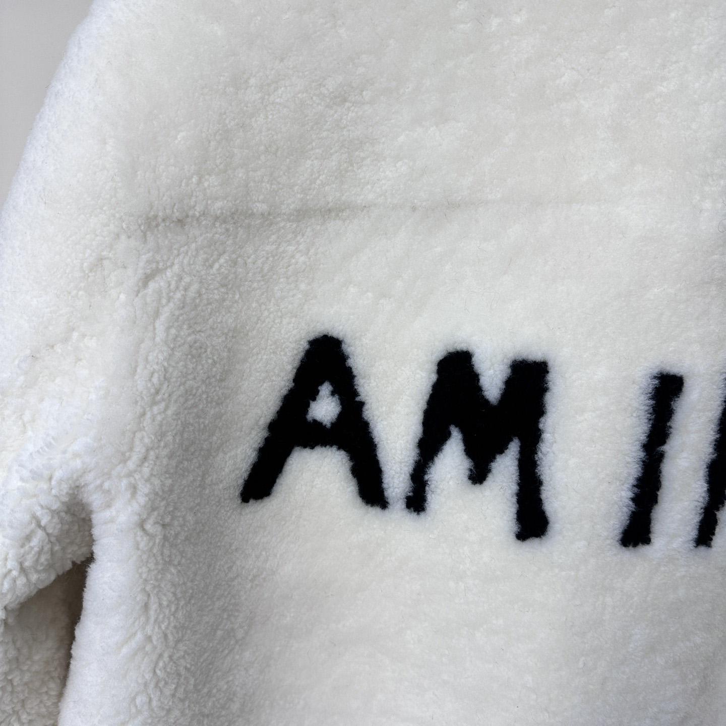 Amiri Logo-print Shearling Jacket - 