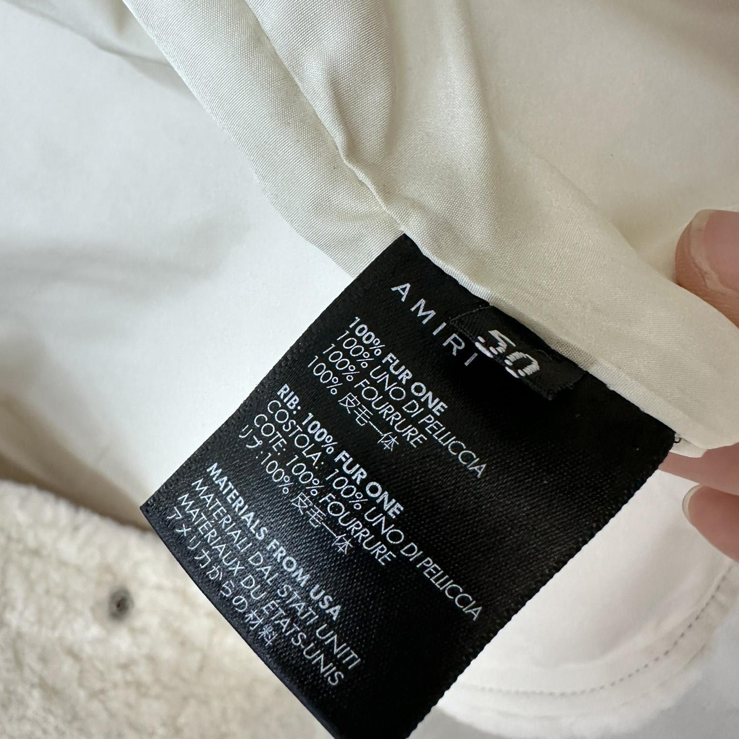 Amiri Logo-print Shearling Jacket - 