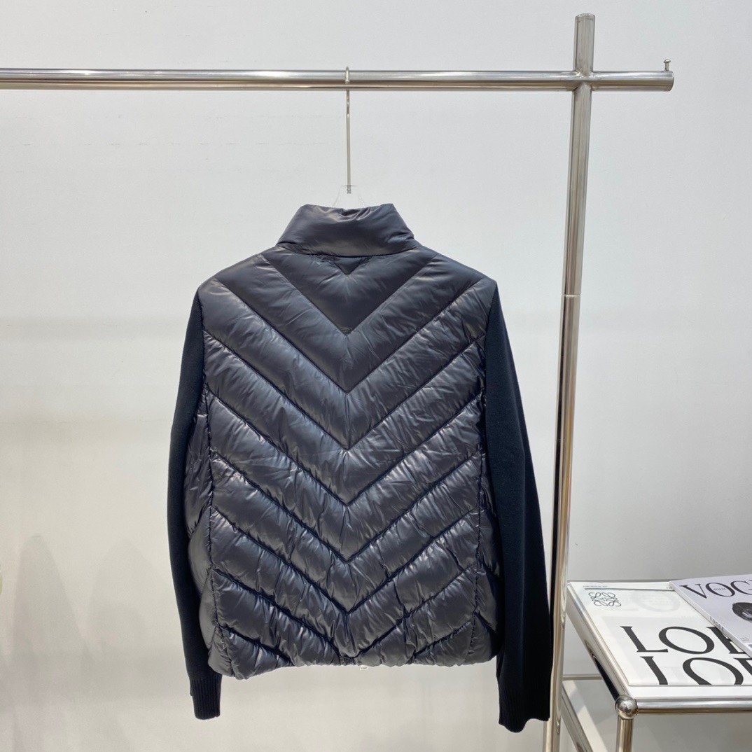 Moncler Panelled Puffer Jacket - PerfectKickZ