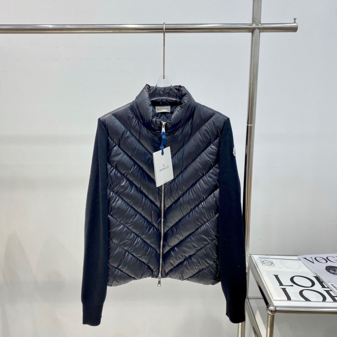 Moncler Panelled Puffer Jacket - PerfectKickZ