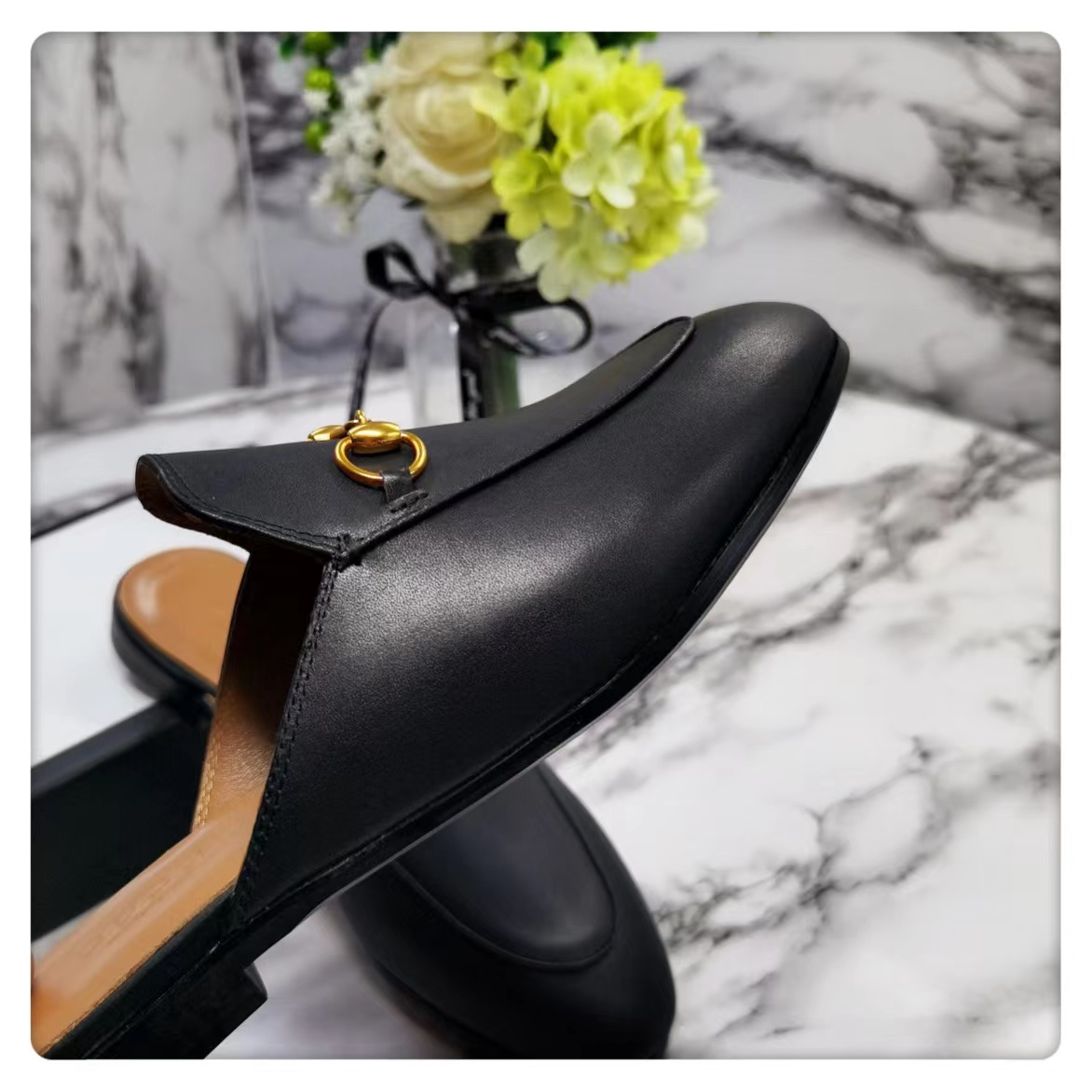 Gucci Princetown Leather Slipper - PerfectKickZ