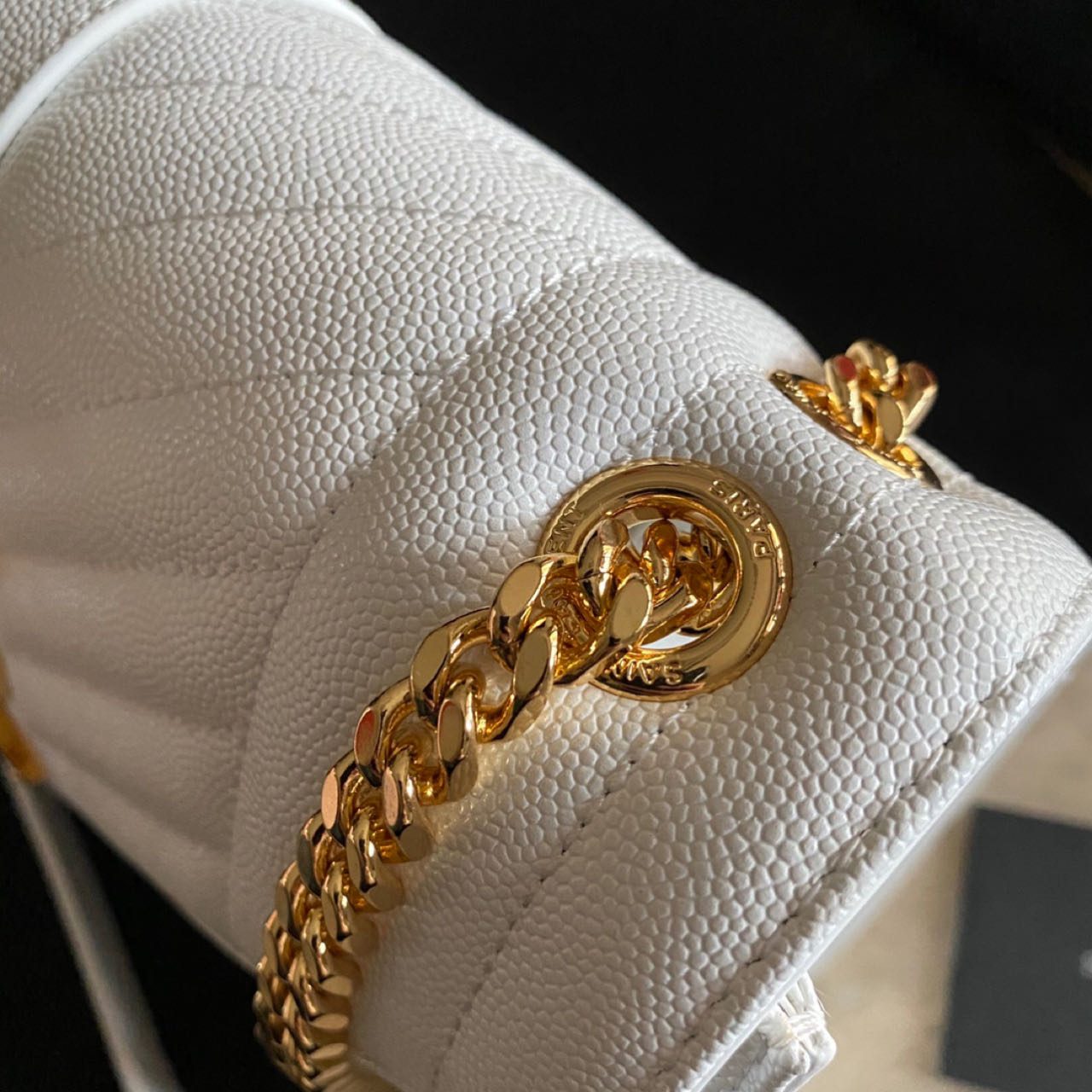 Saint Laurent Monogram Chain Wallet  (24-17.5-6cm) - PerfectKickZ