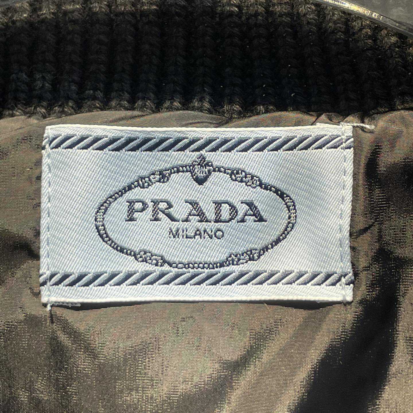 Prada Quilted Re-Nylon And Cashmere Jacket - PerfectKickZ