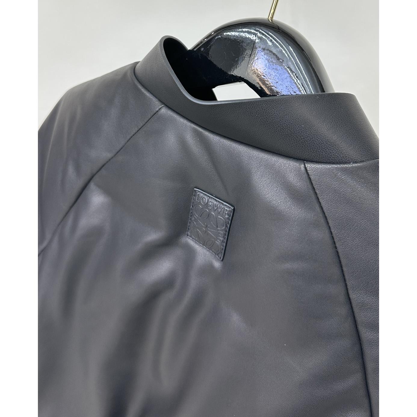 Loewe Padded Bomber Jacket In Nappa Lambskin - PerfectKickZ