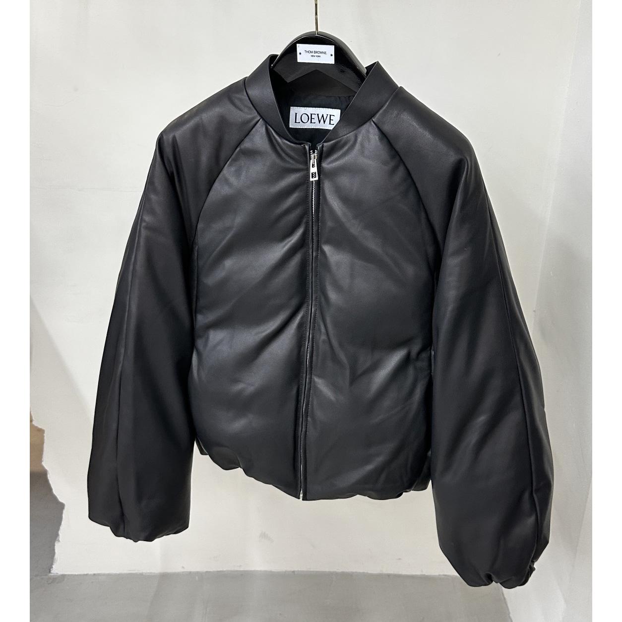 Loewe Padded Bomber Jacket In Nappa Lambskin - PerfectKickZ