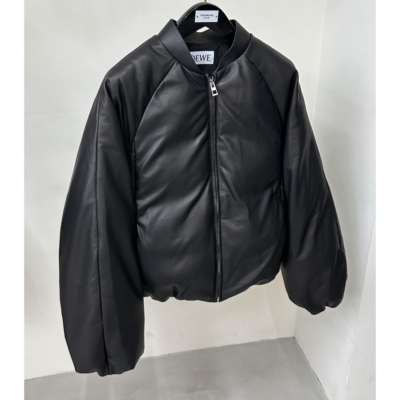 Loewe Padded Bomber Jacket In Nappa Lambskin - PerfectKickZ