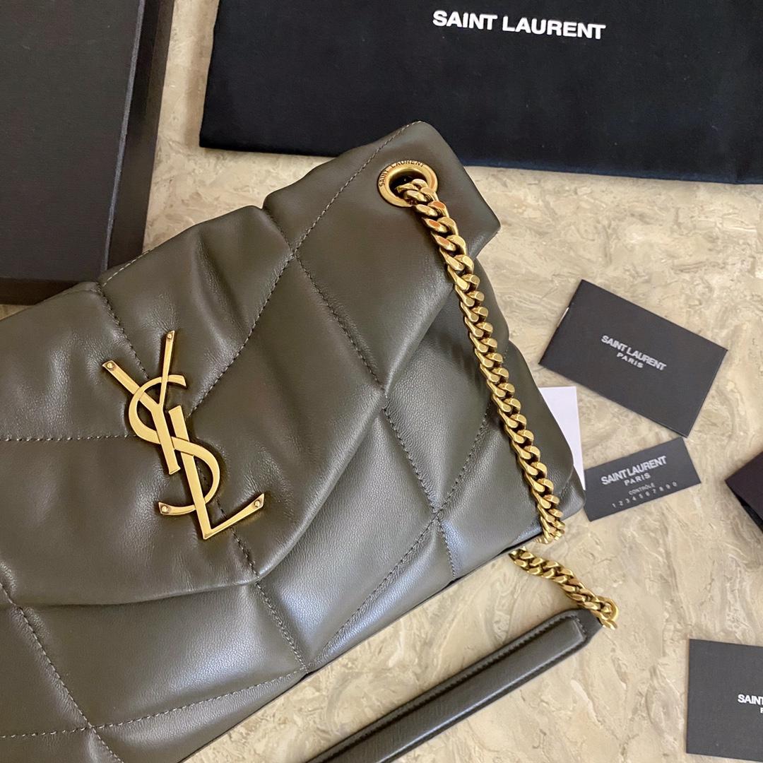 Saint Laurent Puffer Small In Nappa Leather (29x17x11cm) - 