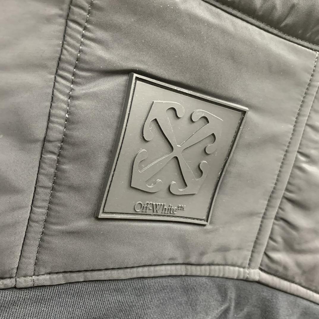 Off White Patch Arr Halfzip Tech Crewn Black No Co - PerfectKickZ