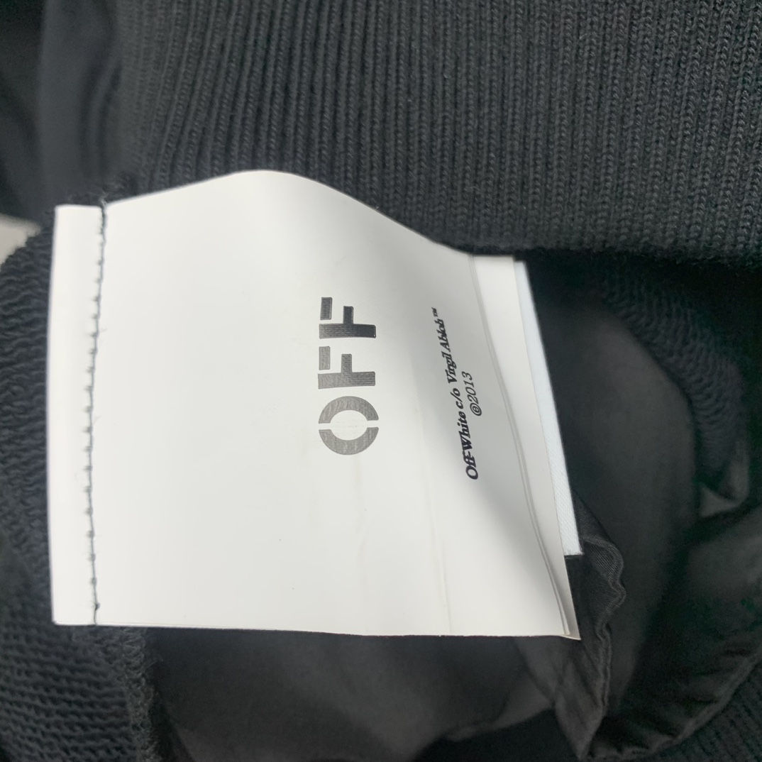 Off White Patch Arr Halfzip Tech Crewn Black No Co - PerfectKickZ