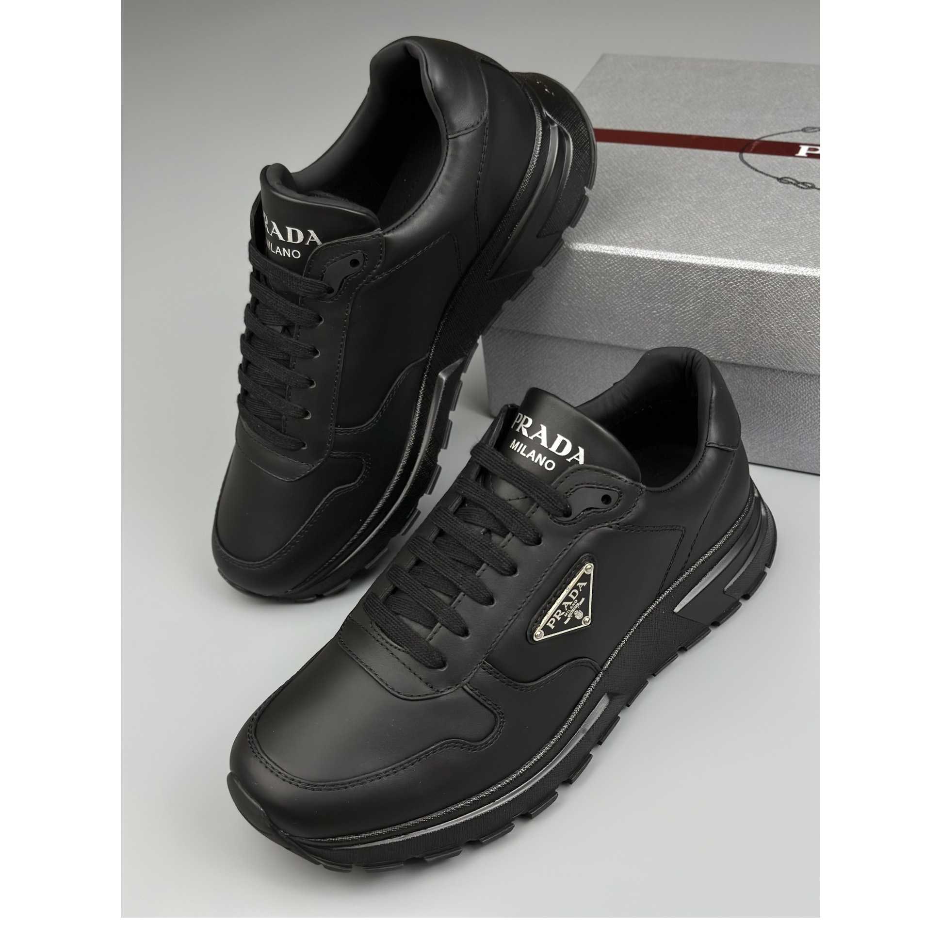 Prada Leather Sneakers - PerfectKickZ
