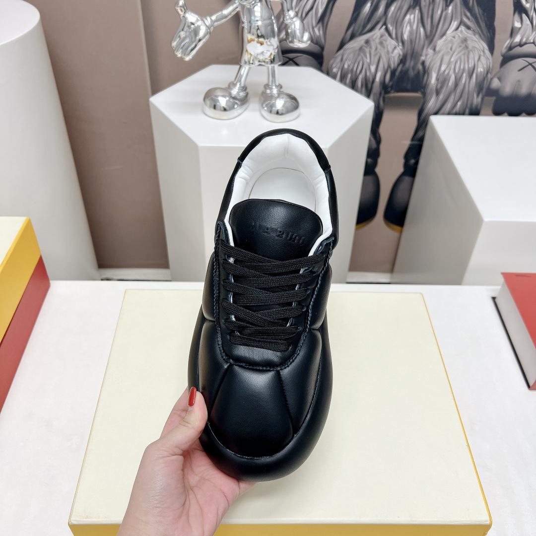 Marni Black Leather Bigfoot 2.0 Sneaker - PerfectKickZ