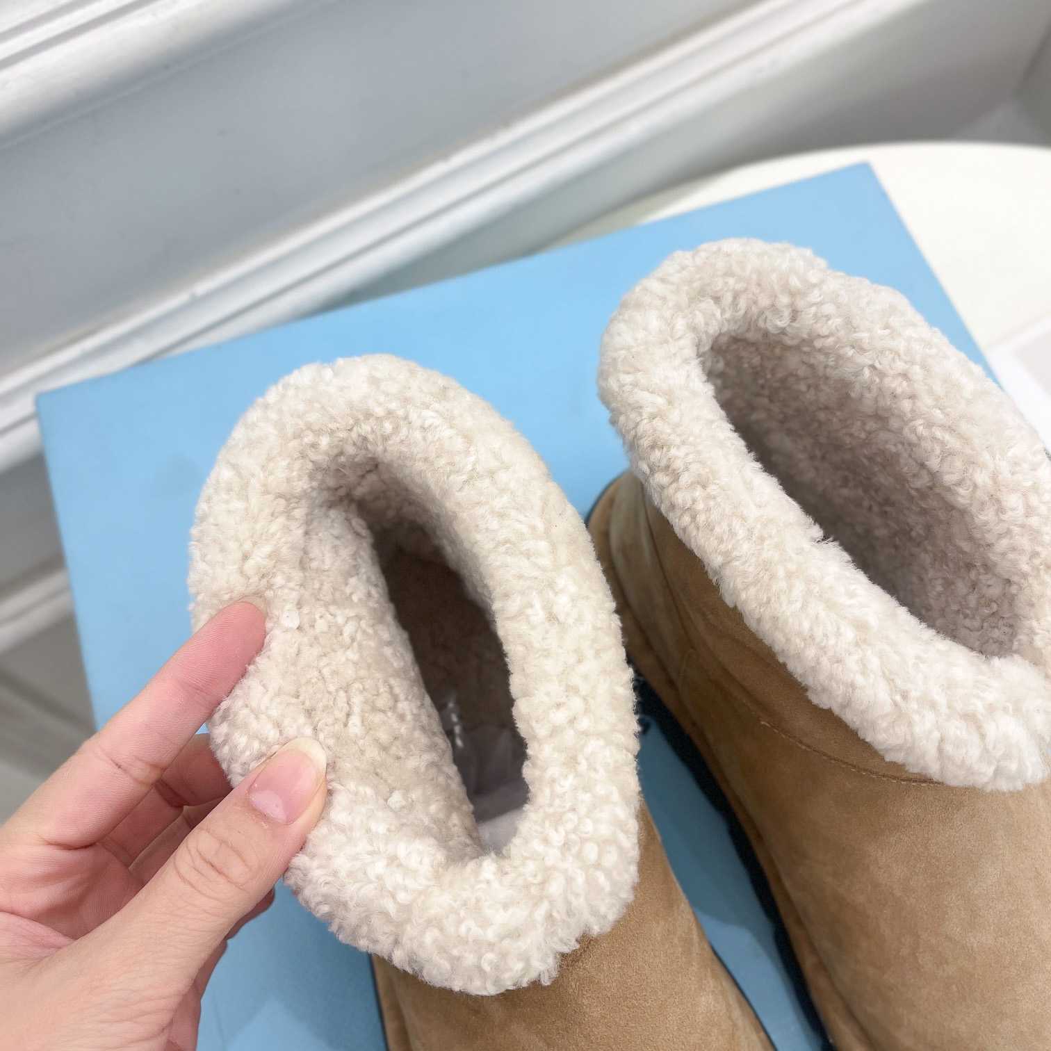 Prada Shearling Booties - PerfectKickZ
