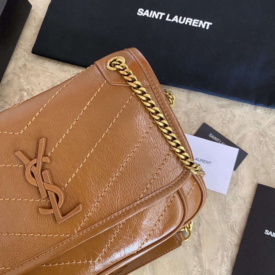 Saint Laurent Niki Medium In Vintage Leather (22×16×12cm) - PerfectKickZ
