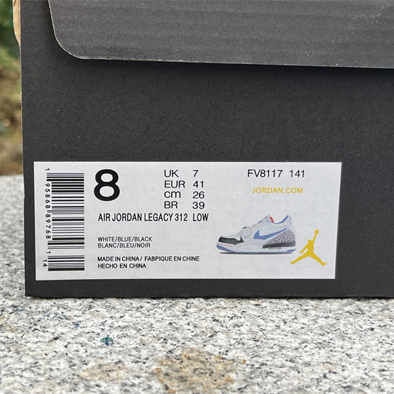 Nike Air Jordan Legacy 312 Low Sneaker    FV8117-141 - PerfectKickZ
