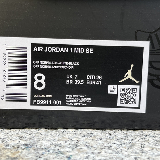 Air Jordan 1 Mid SE “Panda Elephant” Sneaker    FB9911-001 - PerfectKickZ