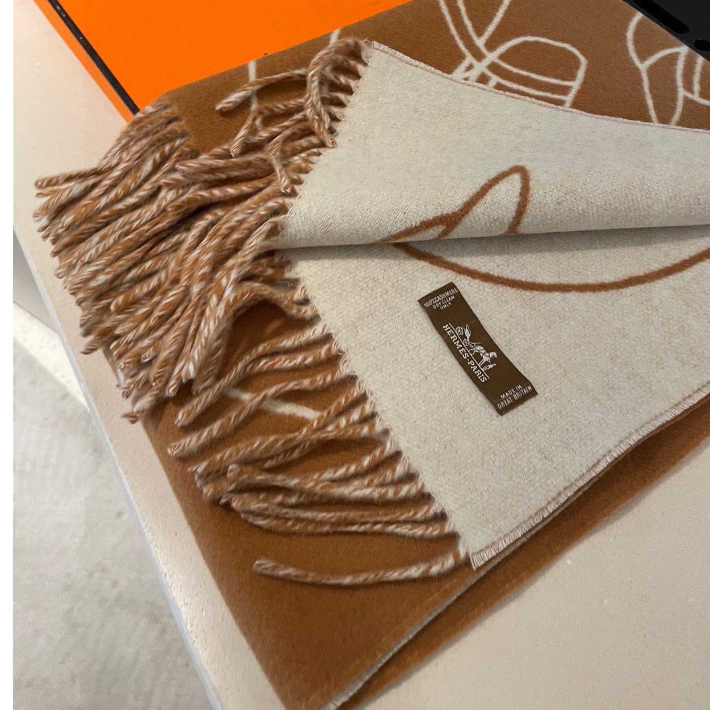 Hermes Casaque Entrelacs Equestres muffler  - PerfectKickZ
