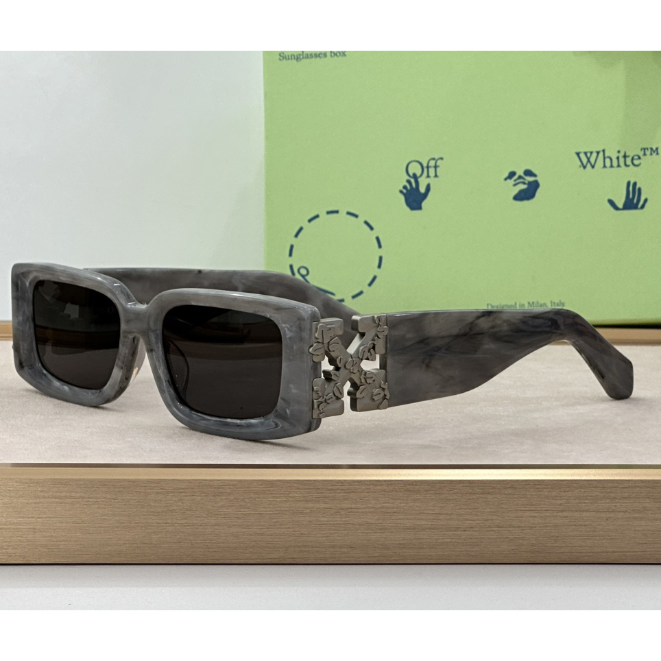 Off White Roma Rectangle-frame Sunglasses    OERI098 - PerfectKickZ