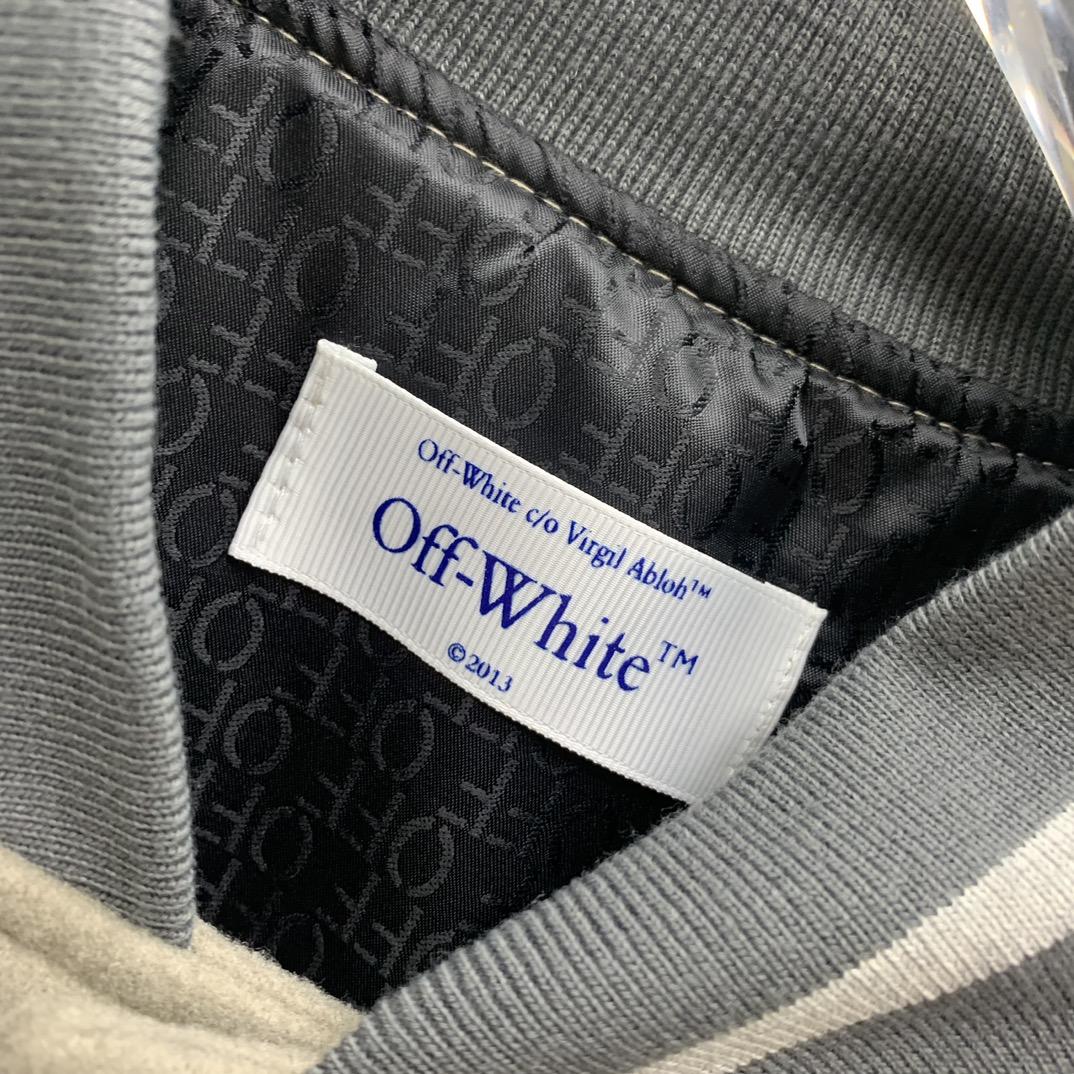Off White C/O Ac Milan Logo Varsity - PerfectKickZ