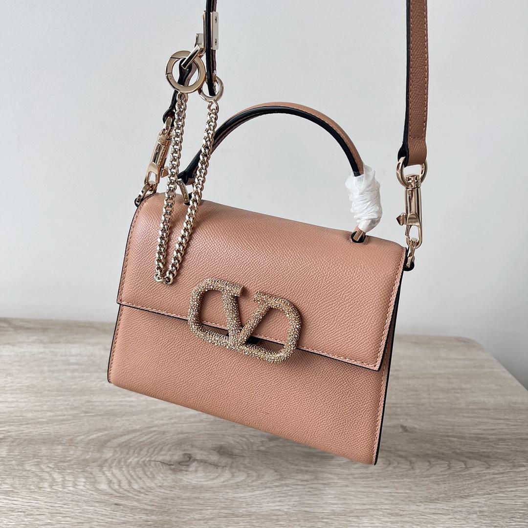Valenti Small VSLING Handbag With Jewel Embroidery - PerfectKickZ