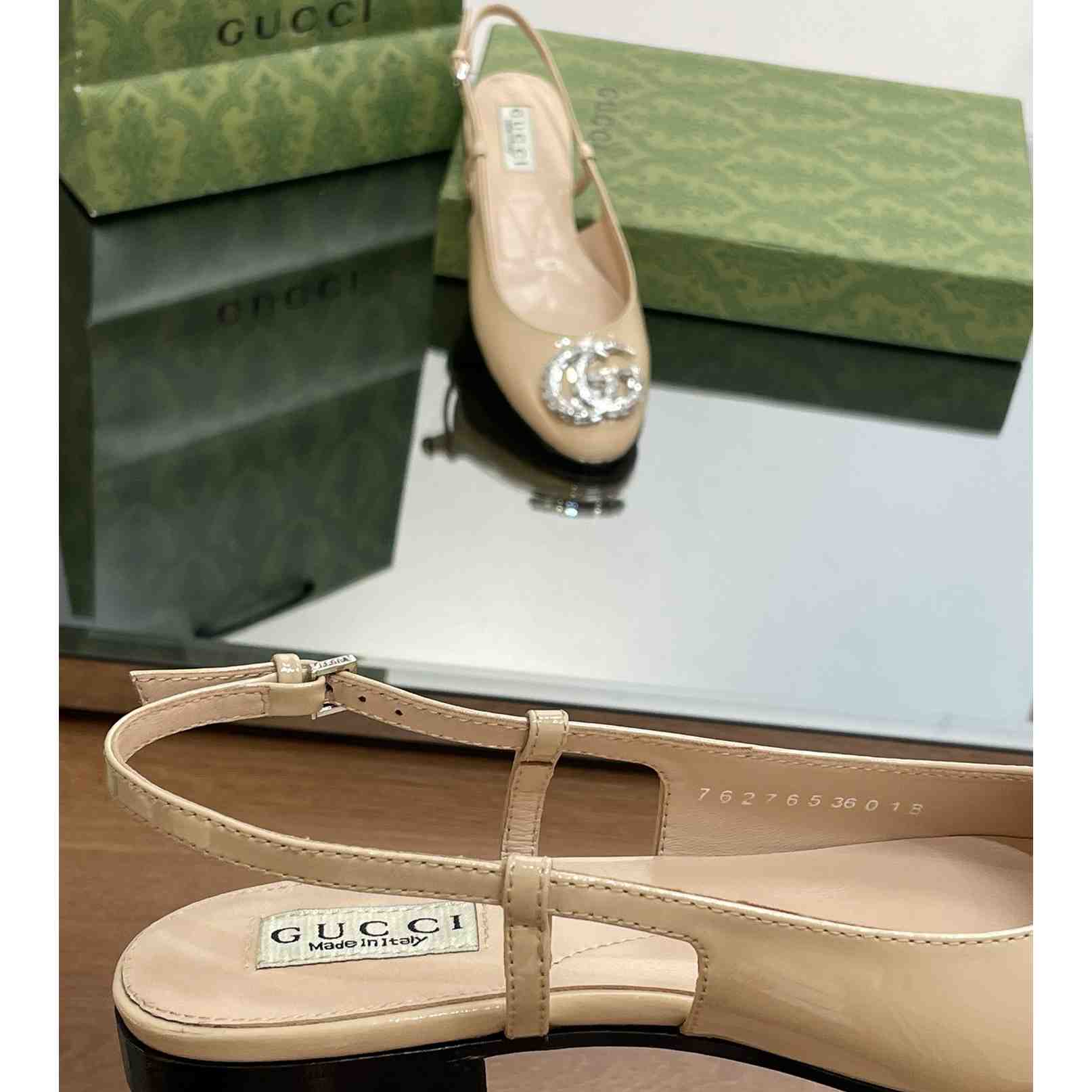 Gucci Women's Ballerina With Double G - PerfectKickZ