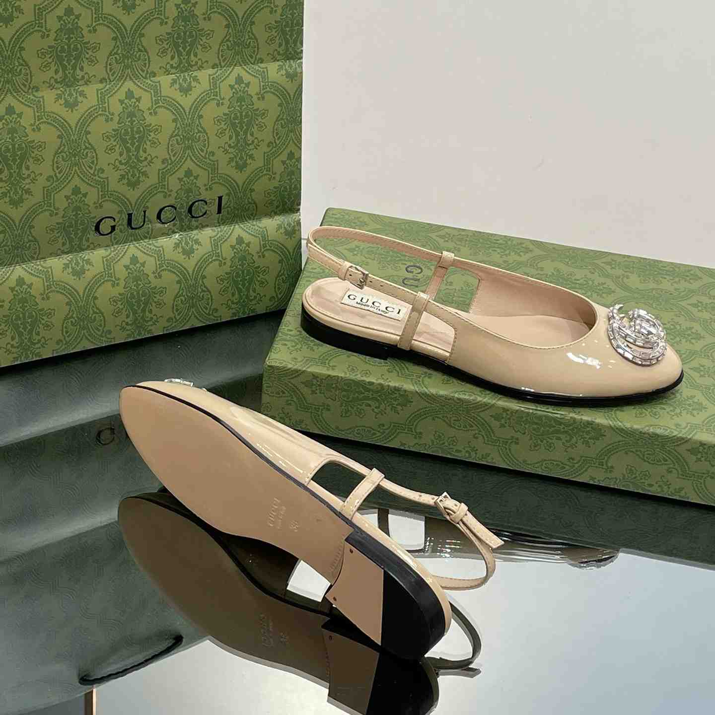 Gucci Women's Ballerina With Double G - 