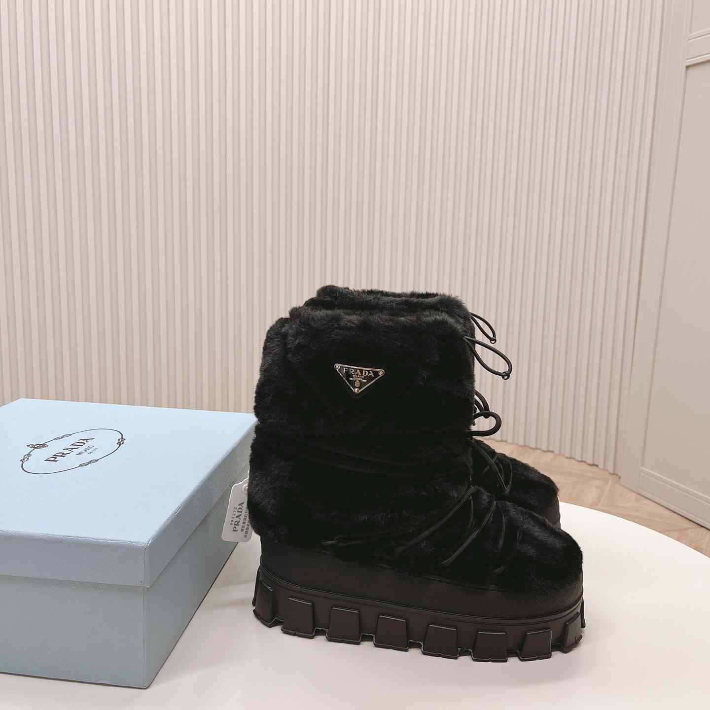 Prada Shearling Apres-ski Boots - PerfectKickZ