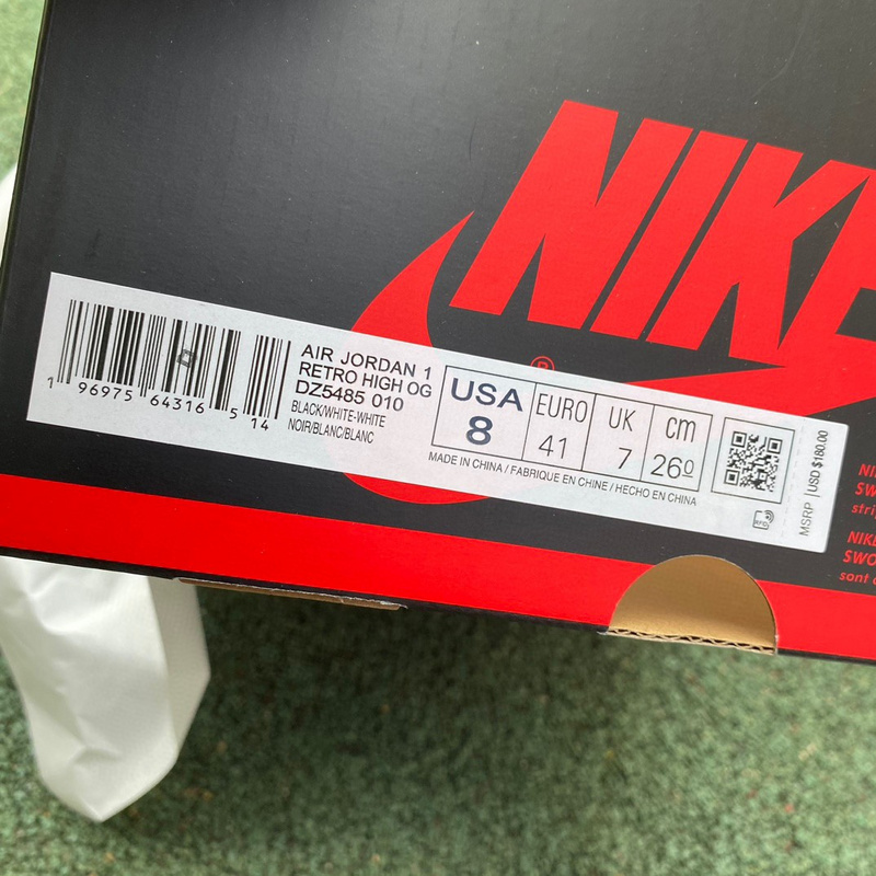  AirJordan 1 AJ 1 High OG “Reverse Panda” Sneaker     dz5485-010 - PerfectKickZ