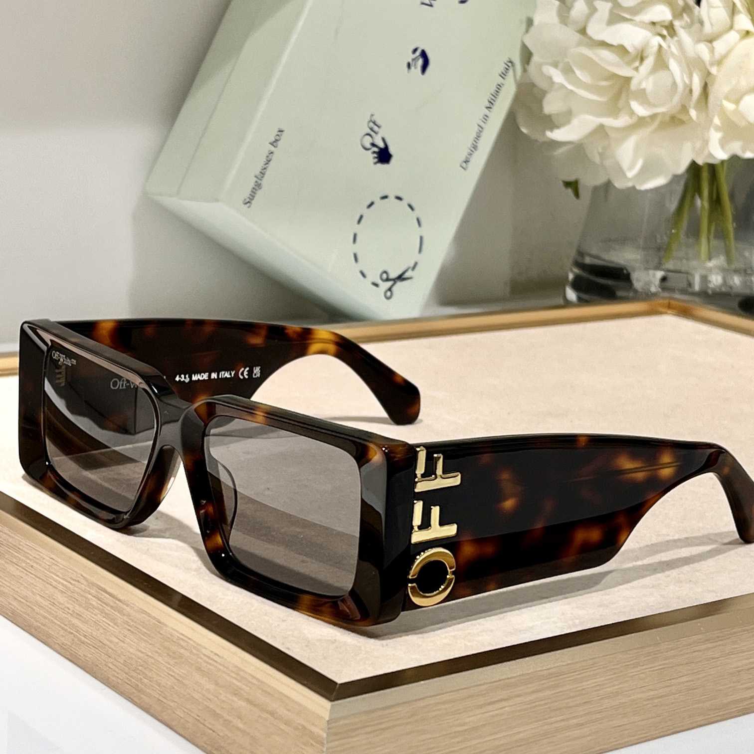 Off White Milano Square-Frame Acetate Sunglasses    OERI097 - PerfectKickZ