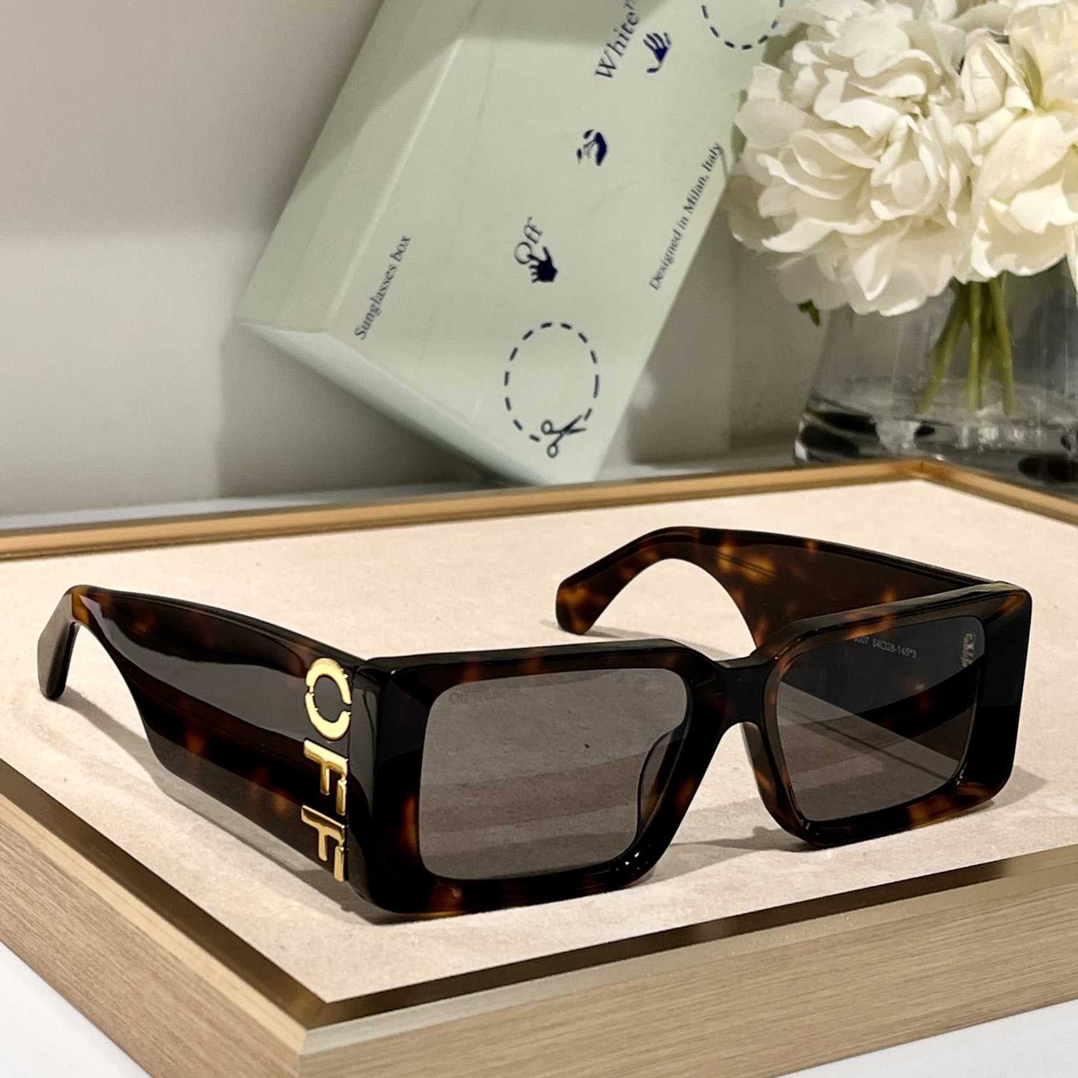 Off White Milano Square-Frame Acetate Sunglasses    OERI097 - PerfectKickZ