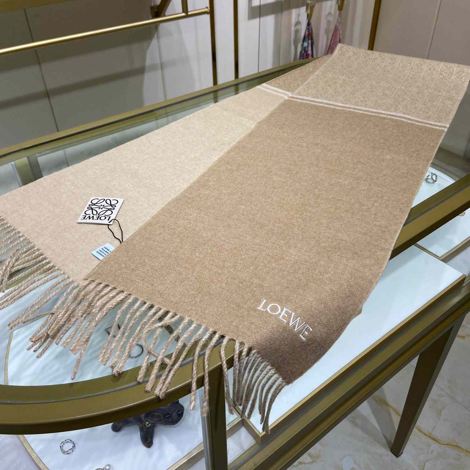 Loewe Scarf In Wool And Cashmere - PerfectKickZ