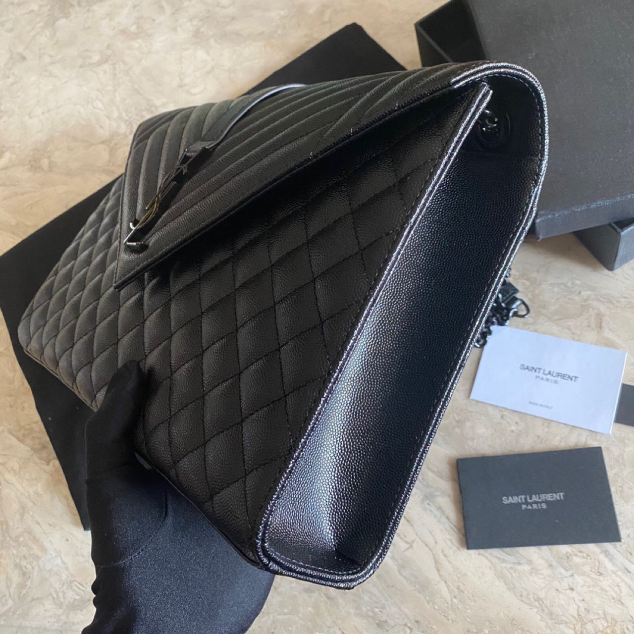 Saint Laurent Envelope Chain Bag (31-21-7 cm) - PerfectKickZ