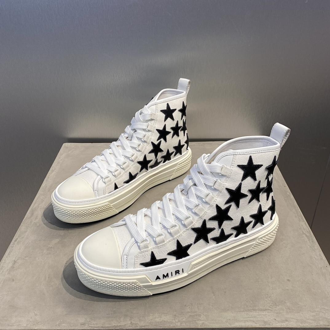 Amiri Stars High-top Sneakers - PerfectKickZ
