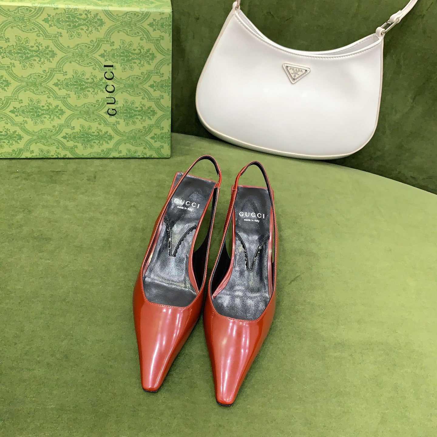 Gucci Women's Slingback Pump - PerfectKickZ