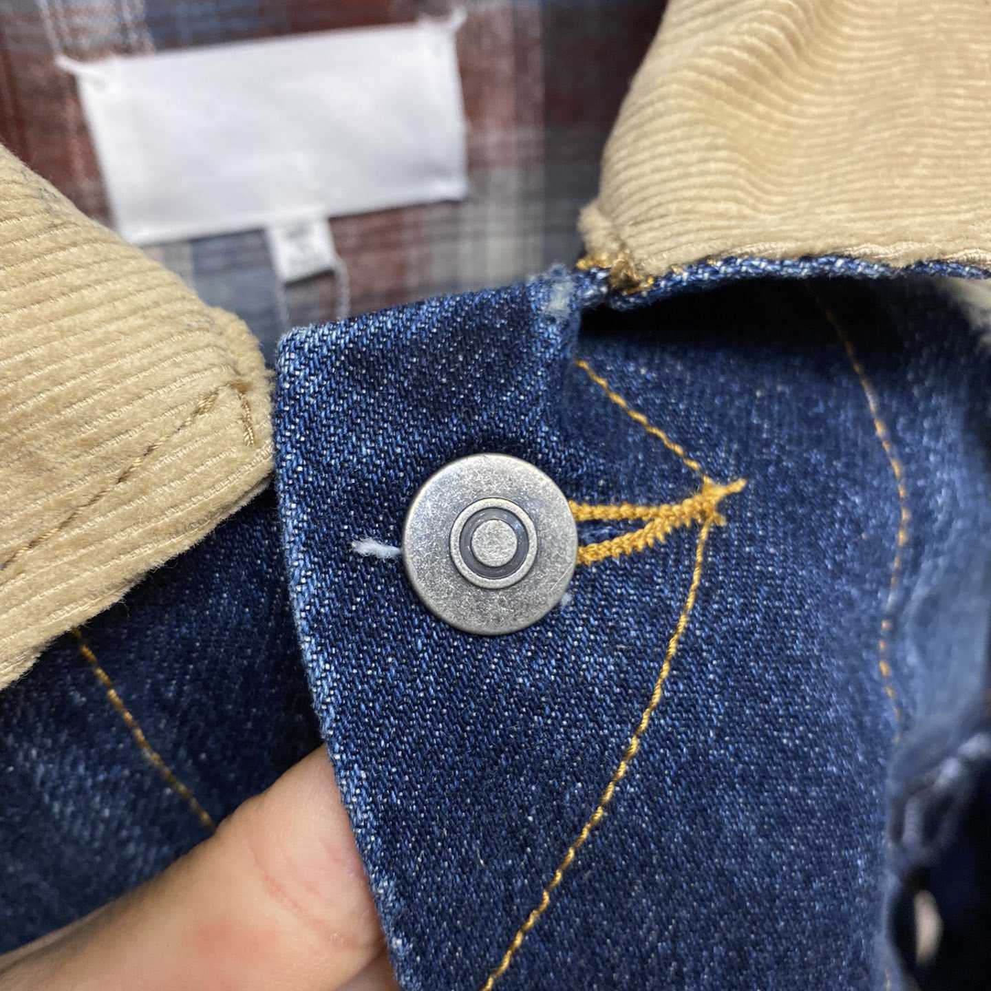 Maison Margiela Ripped-detail Denim Jacket - PerfectKickZ