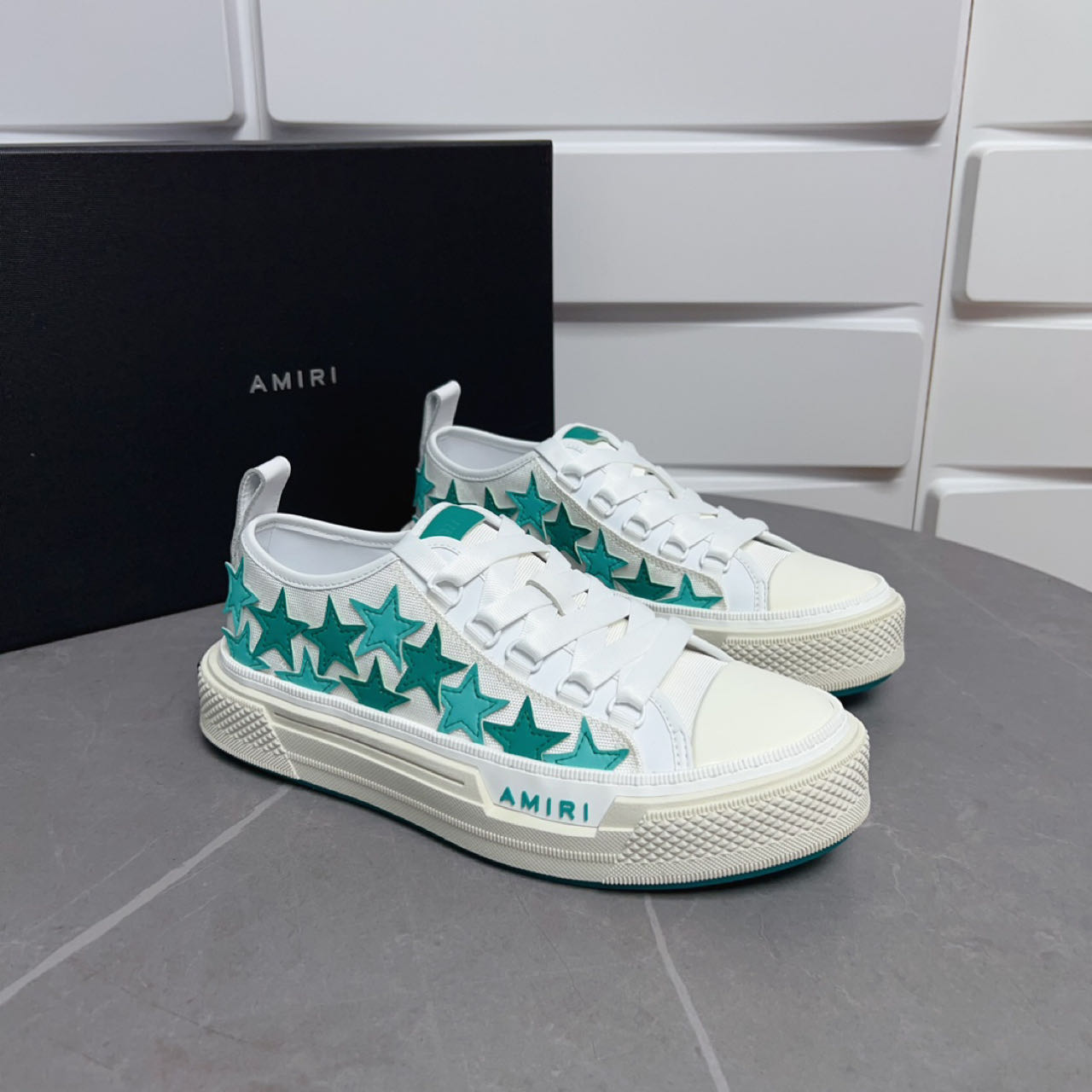 Amiri Stars Court Low Sneakers - PerfectKickZ