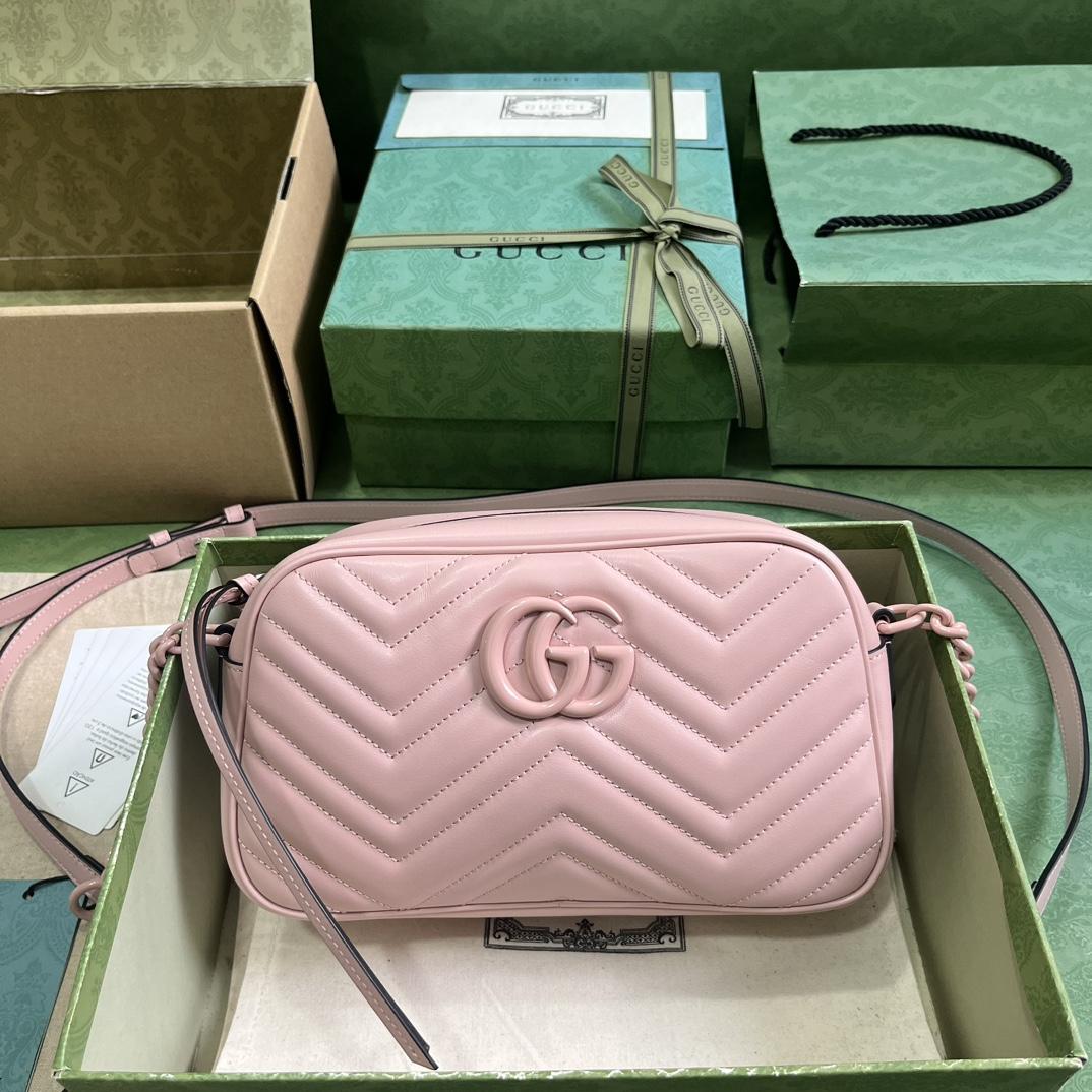 Gucci GG Marmont Small Shoulder Bag(24*13*7cm) - PerfectKickZ