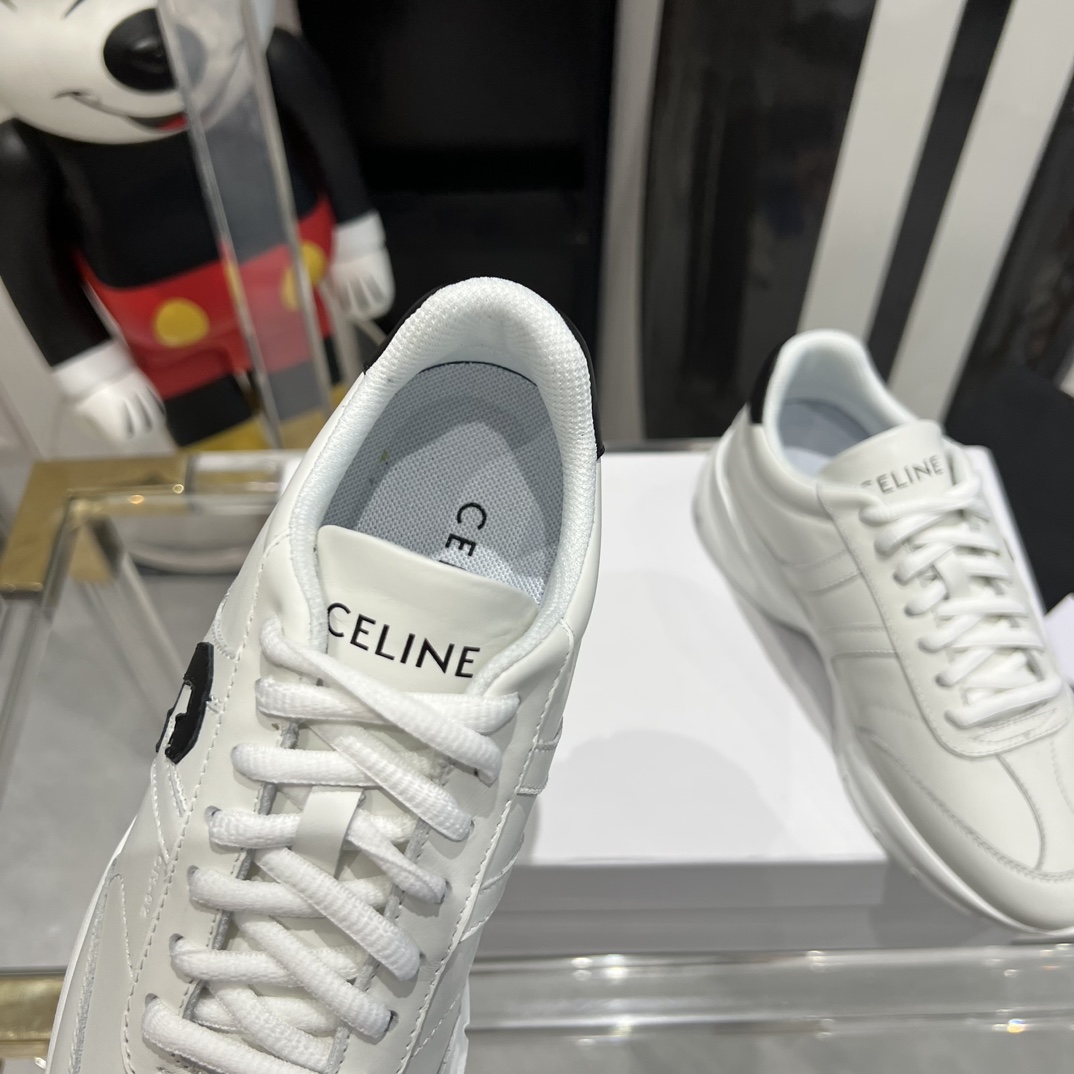 Celine Runner CR-02 Low Lace-up Sneaker In Calfskin - PerfectKickZ